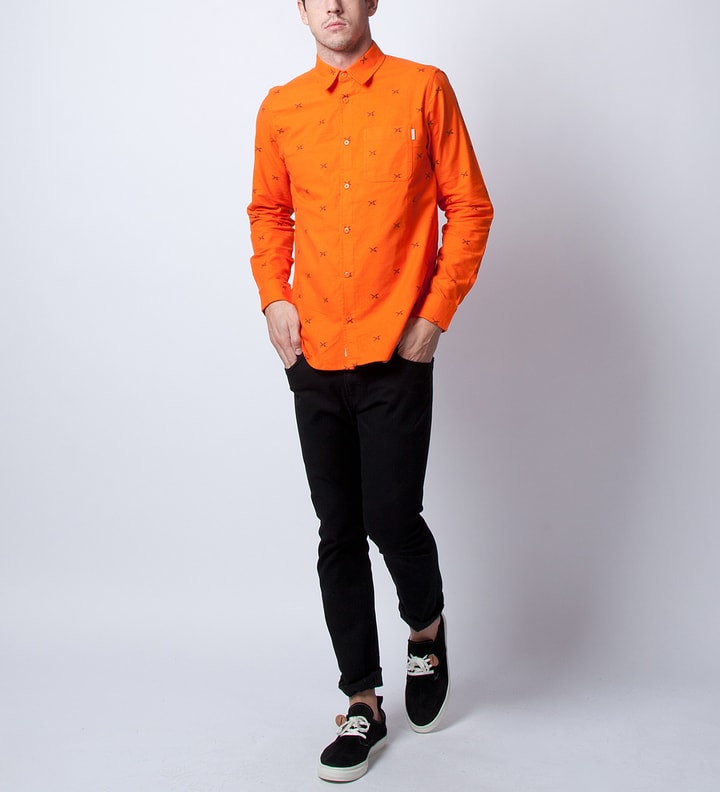 Orange/Aldux L/S Aldux Chamois Shirt Placeholder Image
