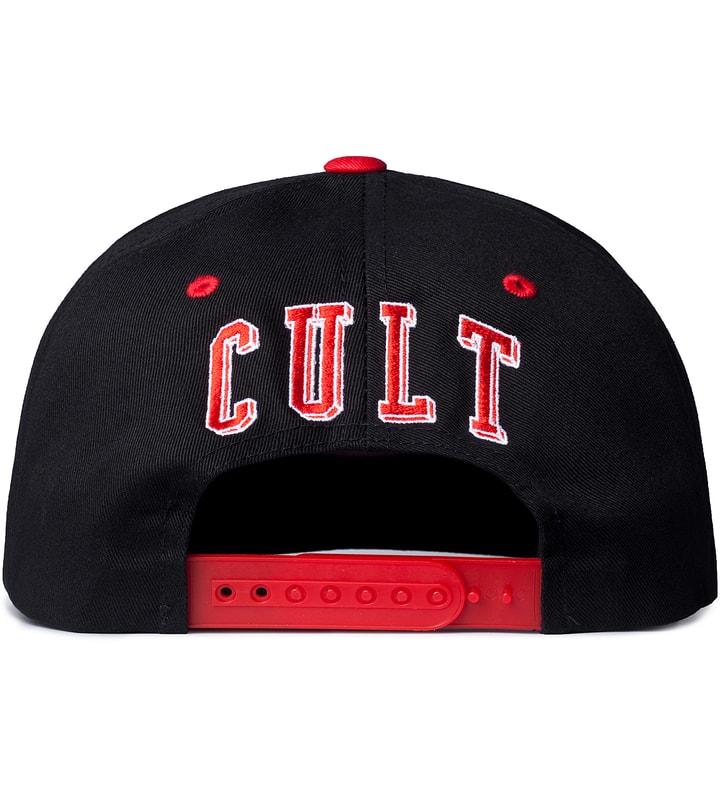 Black/Red Snapback Cap Placeholder Image