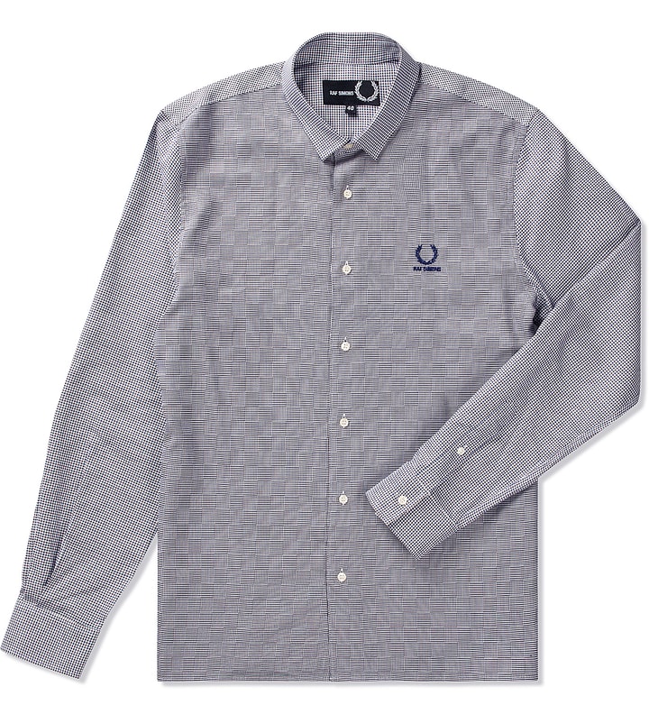 White Multi-Pattern Long Sleeve Shirt Placeholder Image