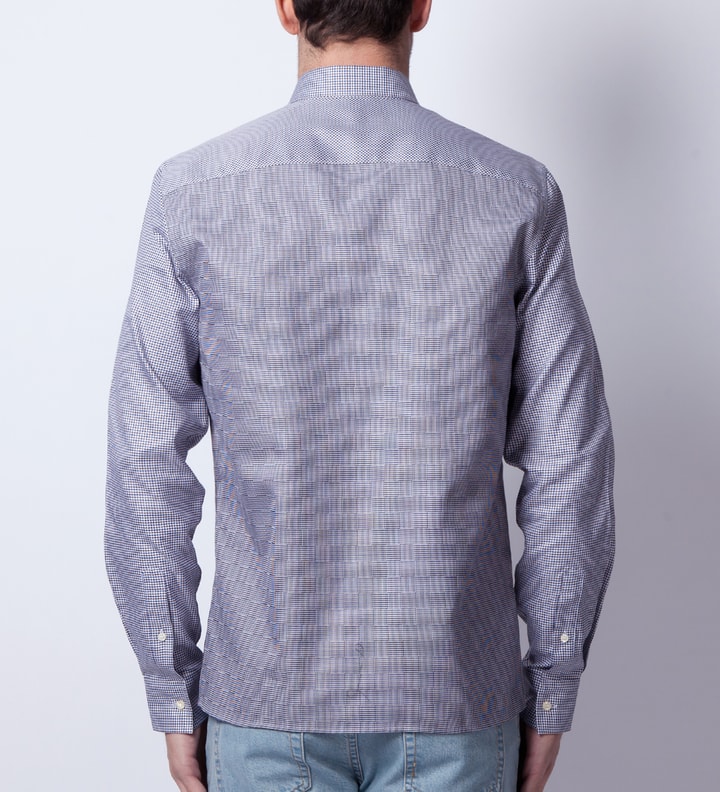 White Multi-Pattern Long Sleeve Shirt Placeholder Image