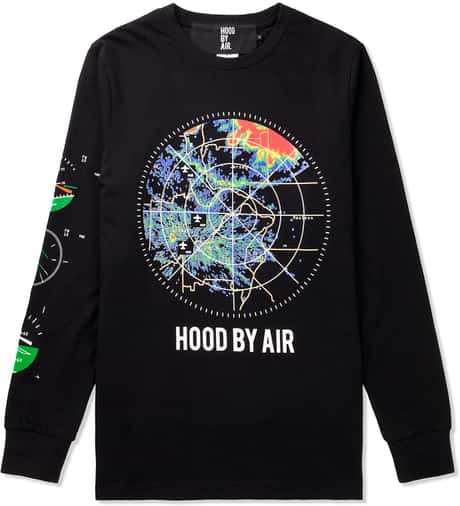 Hood By Air. - Black Radar Multi L/S T-Shirt | HBX