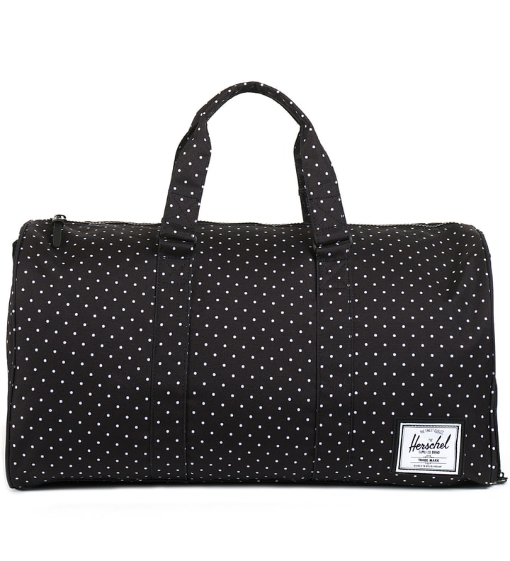 Black Polka Dot Novel Duffle Bag Placeholder Image