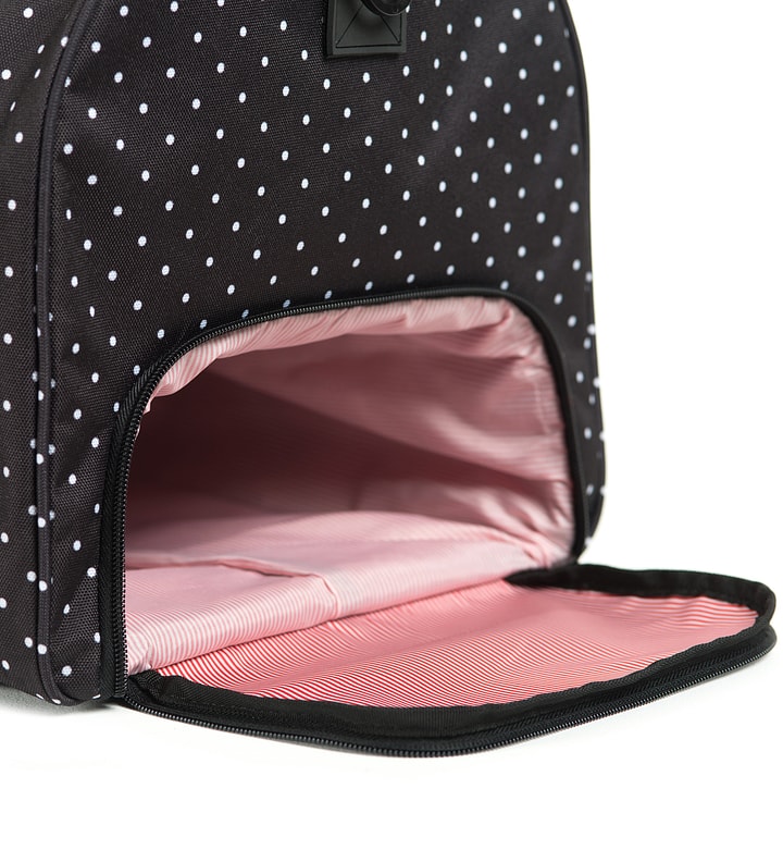 Black Polka Dot Novel Duffle Bag Placeholder Image
