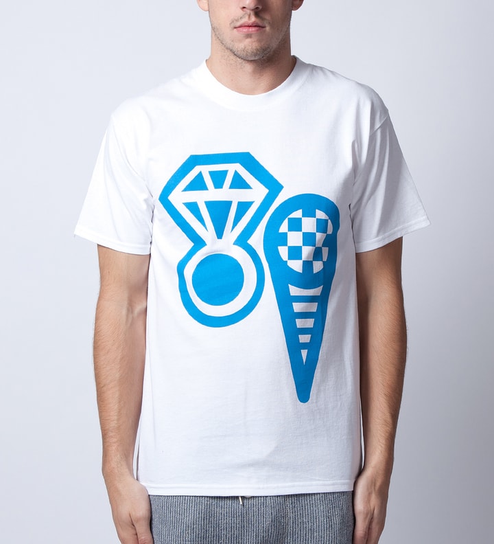 White Cone & Ice T-Shirt Placeholder Image