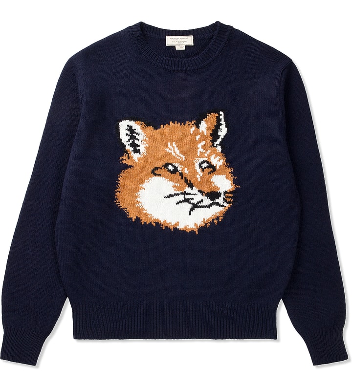 Navy Fox Head Pullover Placeholder Image