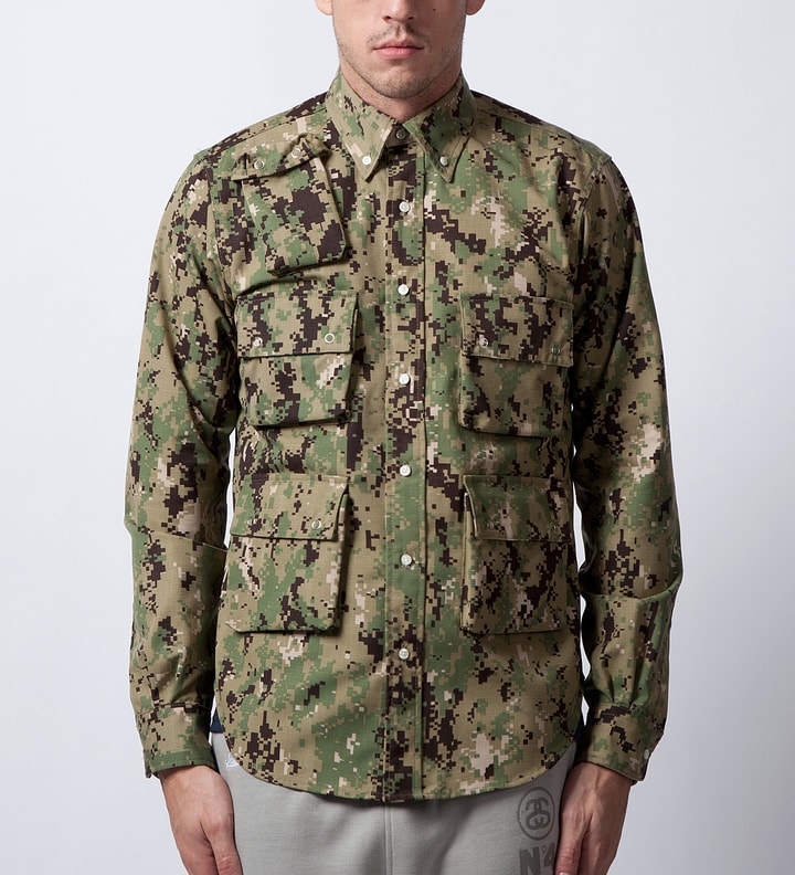 Digi Camo Multi Pocket Shirt Placeholder Image