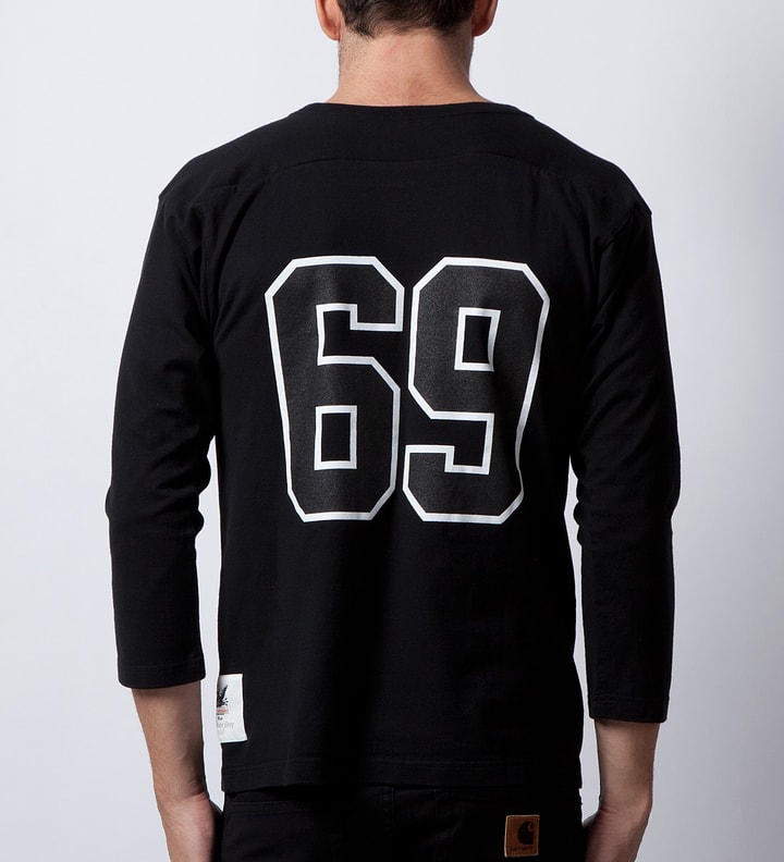 Black 69 Football T-Shirt  Placeholder Image
