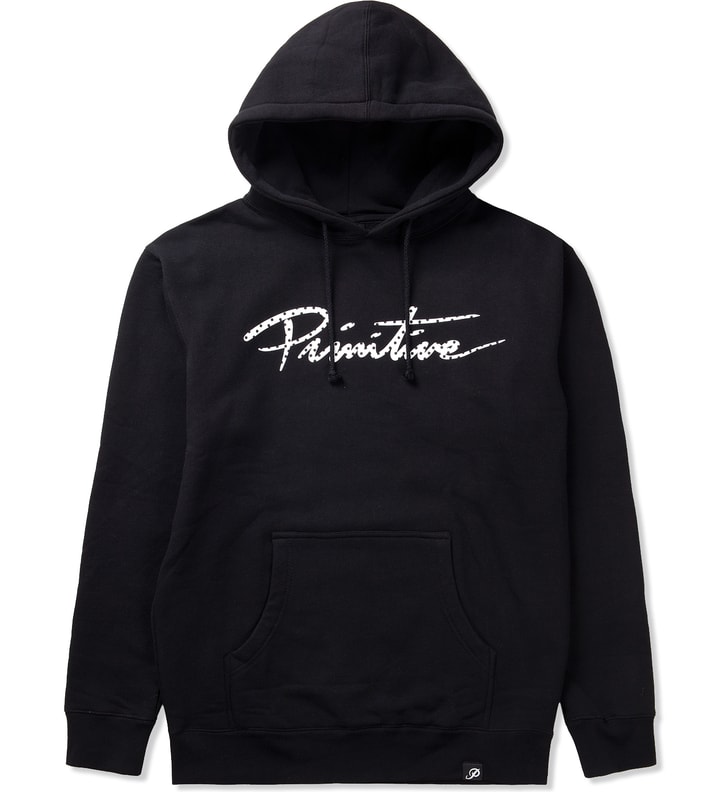 Black Nuevo Dots Pullover Hoodie  Placeholder Image
