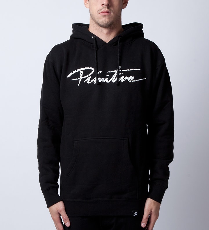 Black Nuevo Dots Pullover Hoodie  Placeholder Image