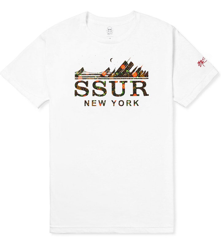 SSUR White Khokhloma Fast Life T-Shirt