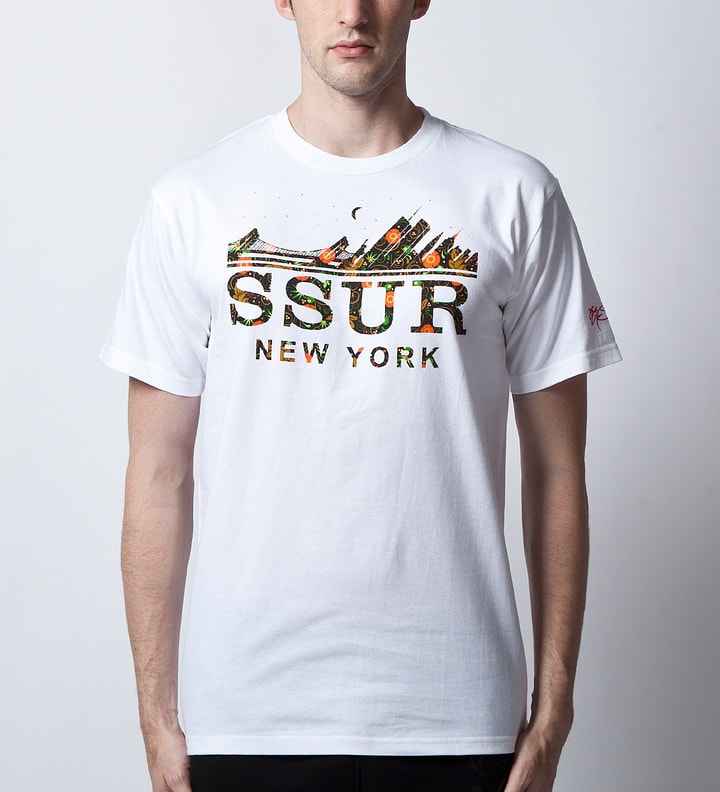 SSUR White Khokhloma Fast Life T-Shirt