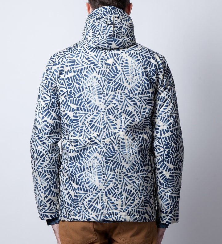 White/Blue Abstract Four Pocket Jacket Placeholder Image