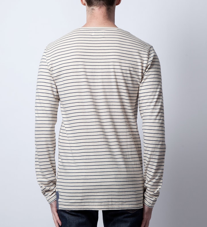 Shades of Grey by Micah Cohen Slate Stripe L/S Sailing Shirt