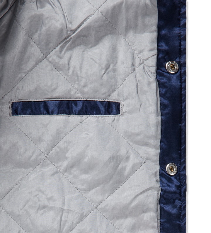 Navy Sport Satin Jacket Placeholder Image