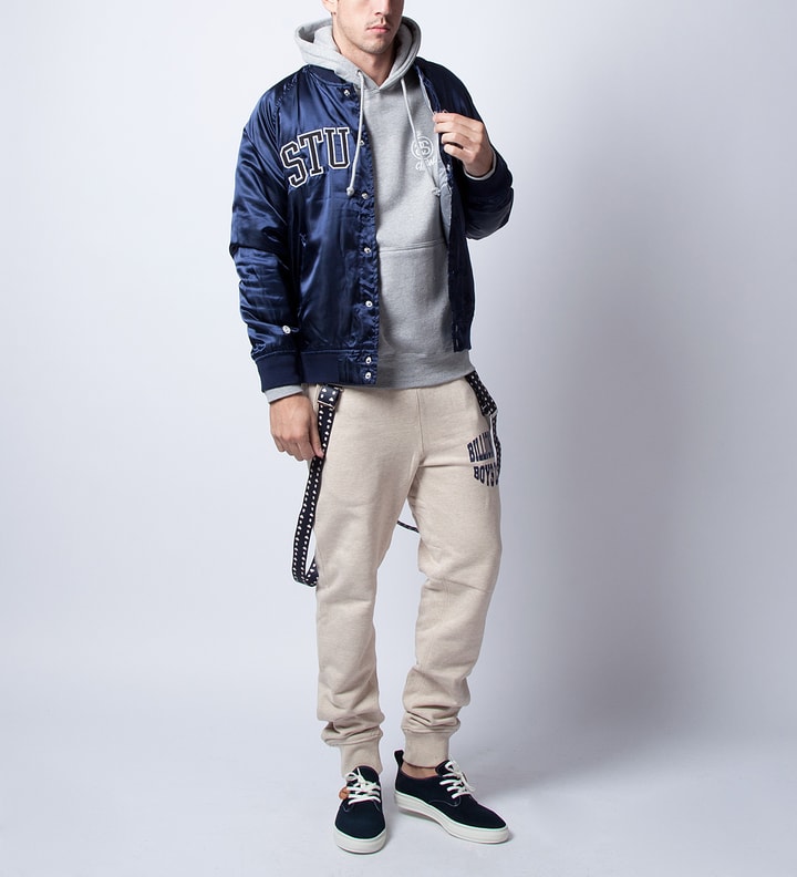 Navy Sport Satin Jacket Placeholder Image