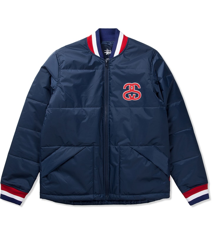 Navy Puffer Rib Jacket Placeholder Image