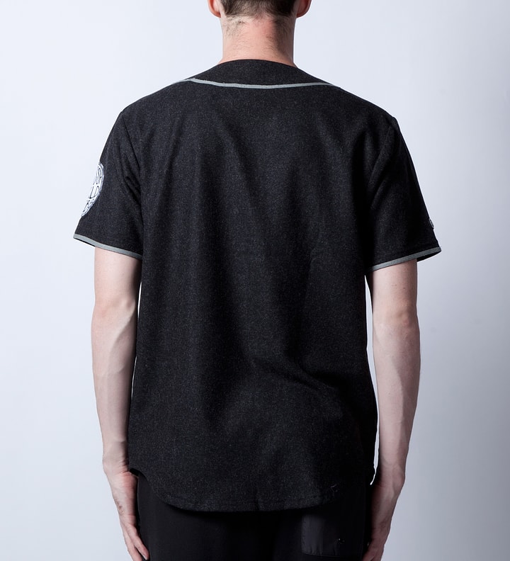 Black Stussy Baseball Shirt Placeholder Image