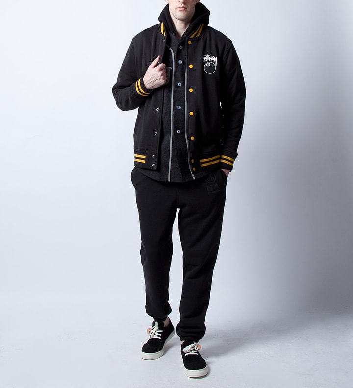 Black Stussy Baseball Shirt Placeholder Image