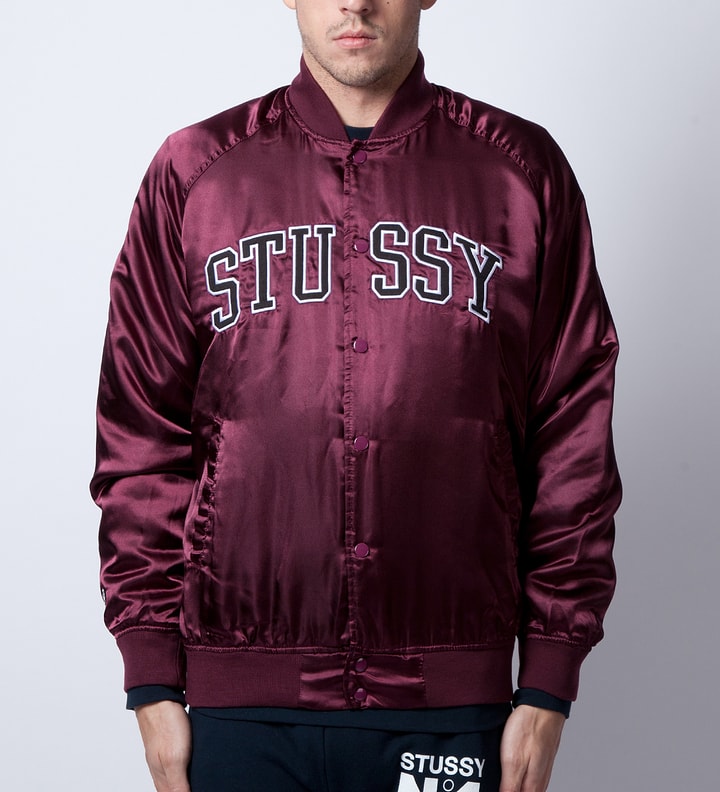 Maroon Sport Satin Jacket Placeholder Image