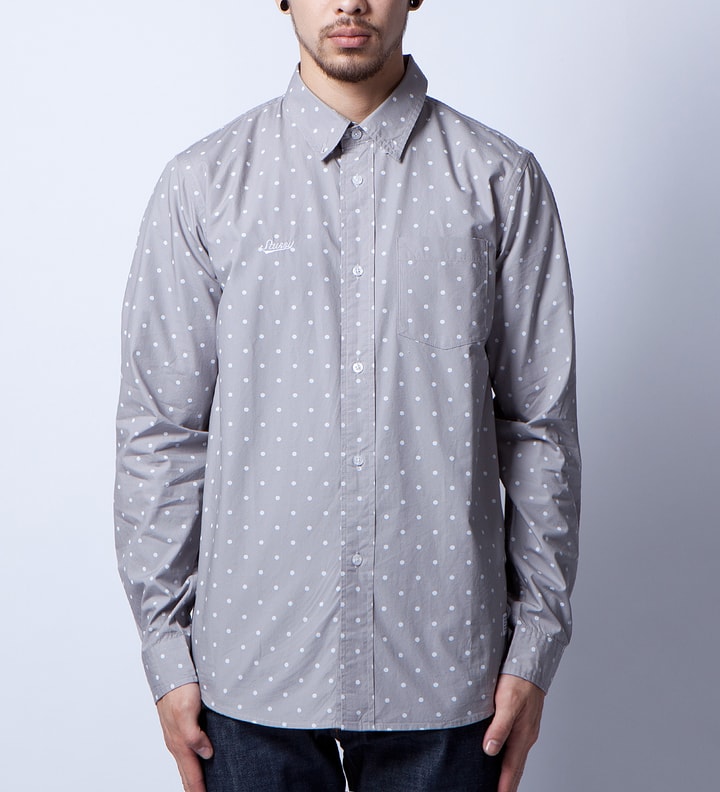 Grey Dot Shirt Placeholder Image