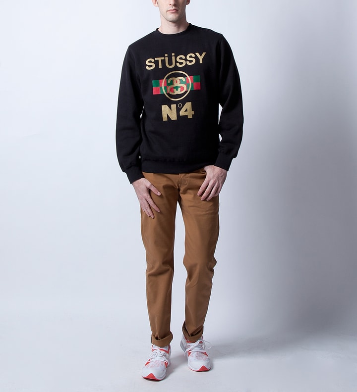 Black Crew No.4 Check Crewneck Placeholder Image