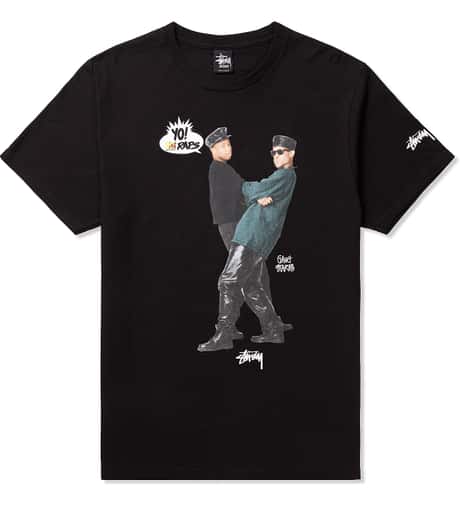 Stüssy - Black Stussy X YO MTV RAPS! Gang Starr T-Shirt | HBX