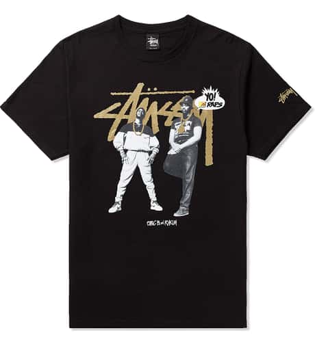 Stüssy - Black Stussy X YO MTV RAPS! Eric B & Rakim T-Shirt | HBX