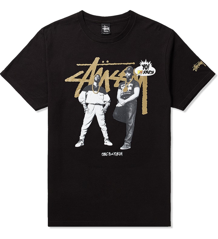 Black Stussy x YO MTV RAPS! Eric B & Rakim T-Shirt Placeholder Image