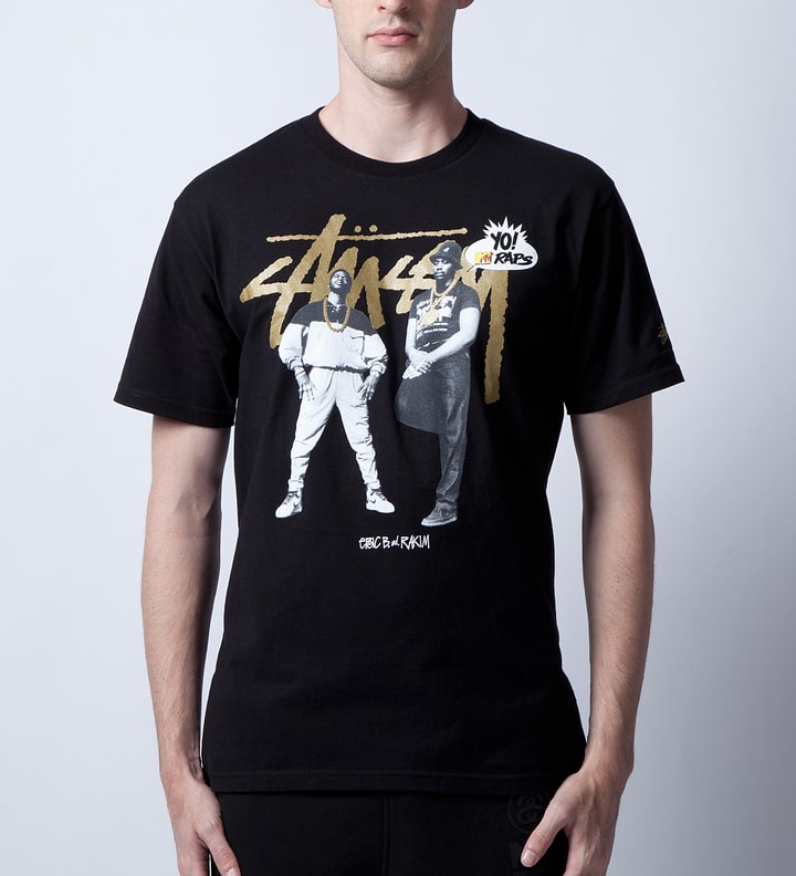 Black Stussy x YO MTV RAPS! Eric B & Rakim T-Shirt Placeholder Image