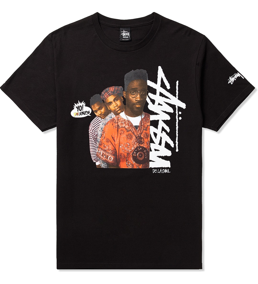 Stüssy Stussy x YO MTV RAPS! Black De La Soul T-Shirt HBX