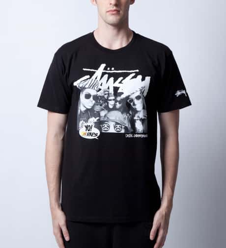 Stüssy - Black Stussy X YO MTV RAPS! Digital Underground T-Shirt | HBX