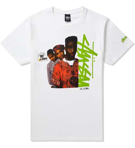 Stüssy Stussy x YO MTV RAPS! White De La Soul T-Shirt HBX