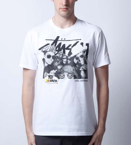 Stüssy - White Stussy X YO MTV RAPS! Digital Underground T-Shirt | HBX