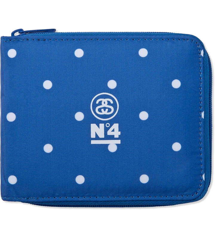 Blue Polka Dot Zip Wallet Placeholder Image