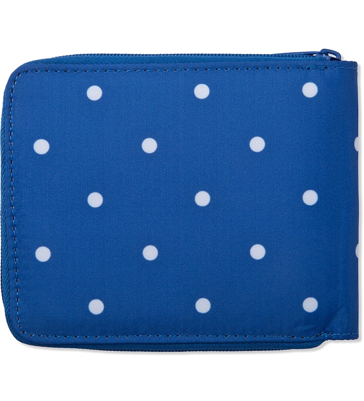 Blue Polka Dot Zip Wallet Placeholder Image