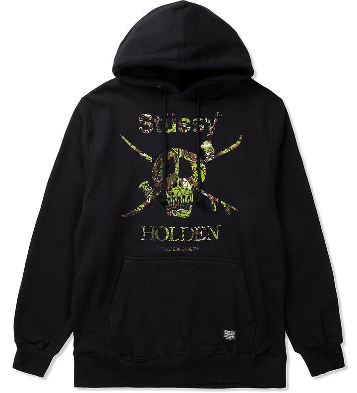 Stussy x Holden Black Camo Snow Skull Hoodie Placeholder Image
