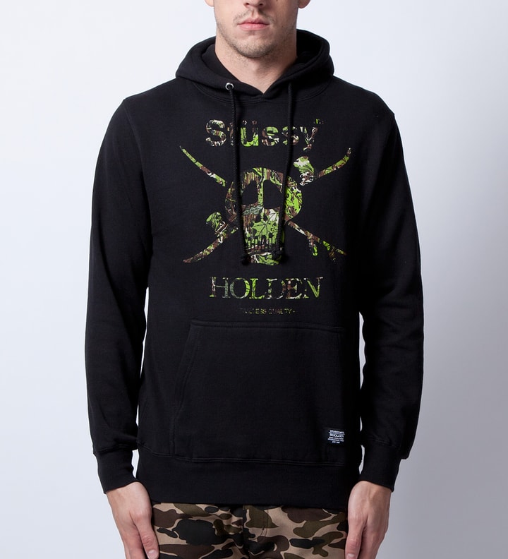 Stussy x Holden Black Camo Snow Skull Hoodie Placeholder Image