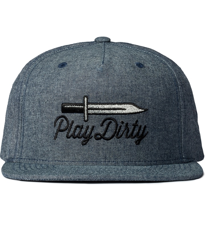 Navy Blade Chambray Snapback Cap Placeholder Image