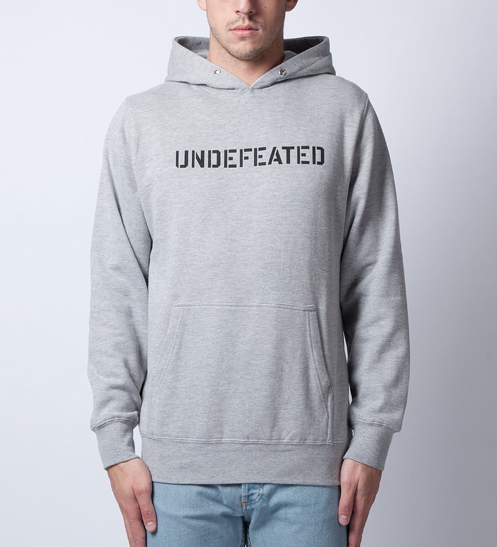 Heather Grey Stencil Hoodie  Placeholder Image