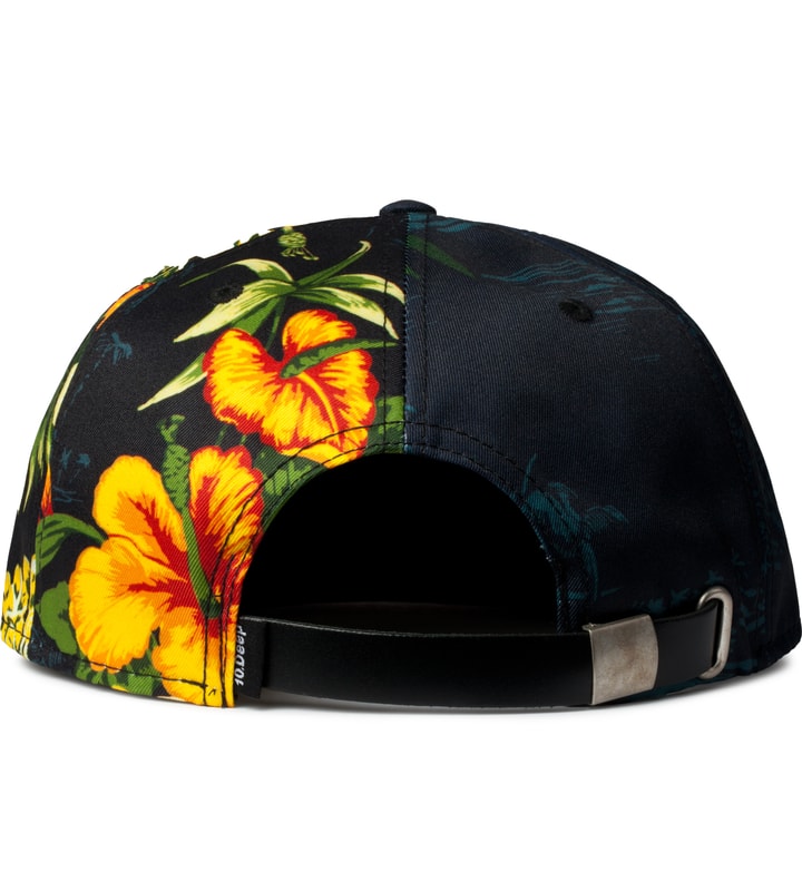 10.Deep Black Gold Standard Snapback Cap 