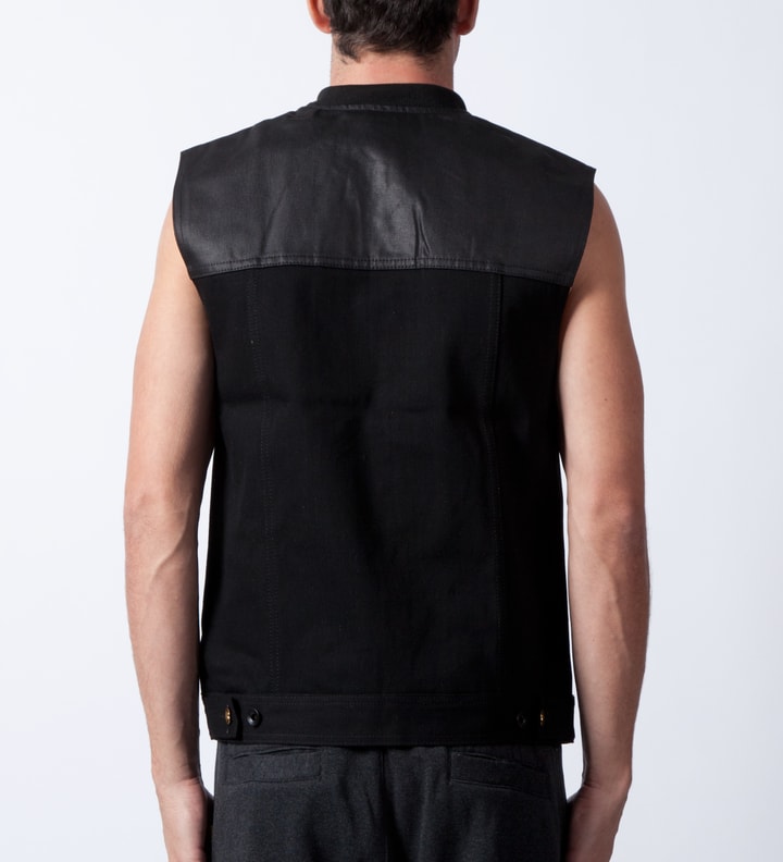 Black Cruiser Denim Vest  Placeholder Image