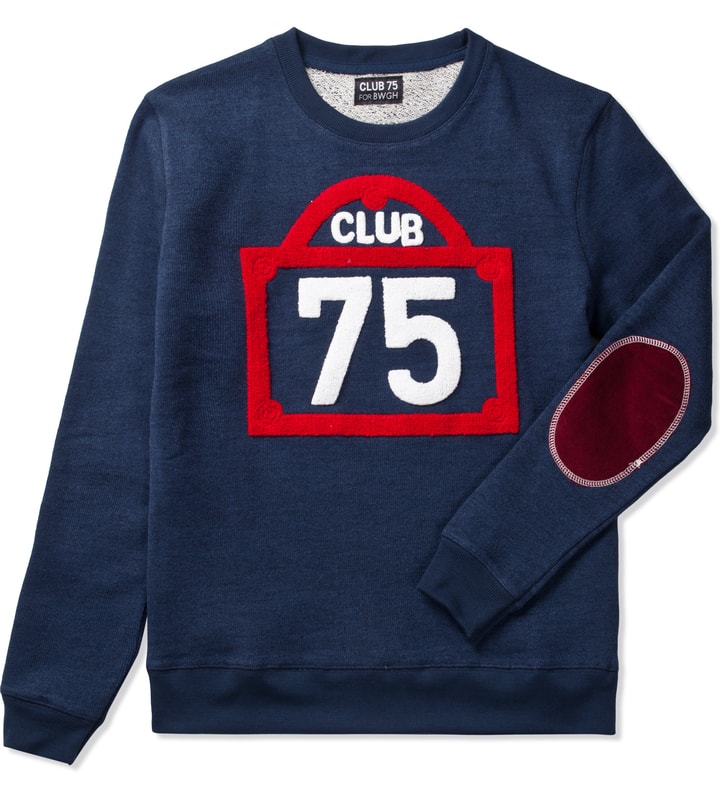 Navy Club 75 for BWGH Paris Crewneck Placeholder Image