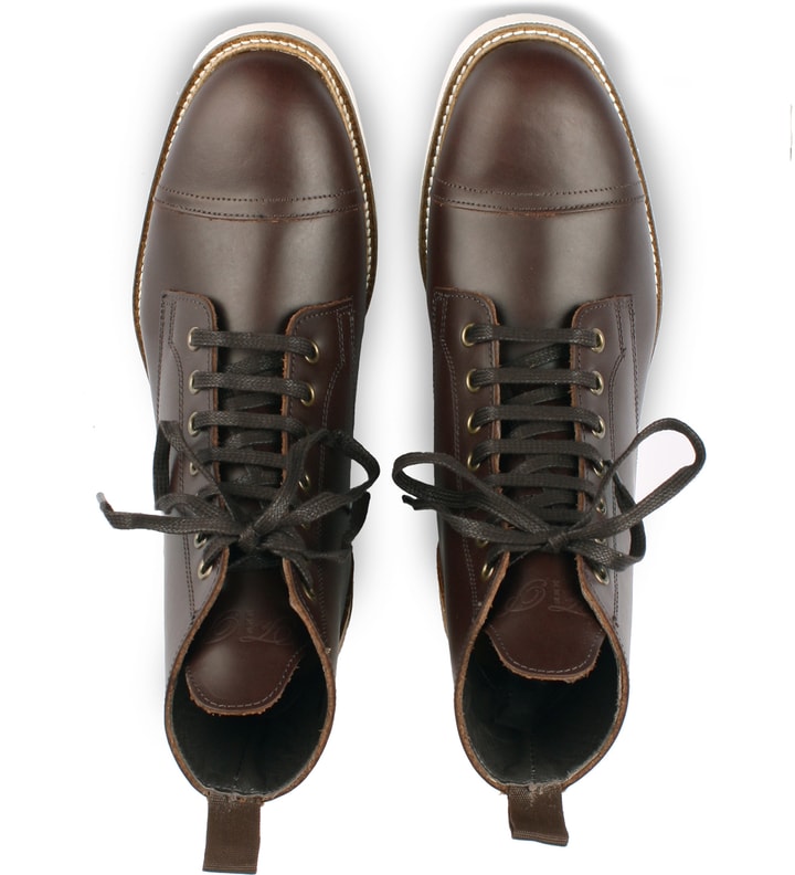 Brown Full Grain Leather Oxford Boot Placeholder Image