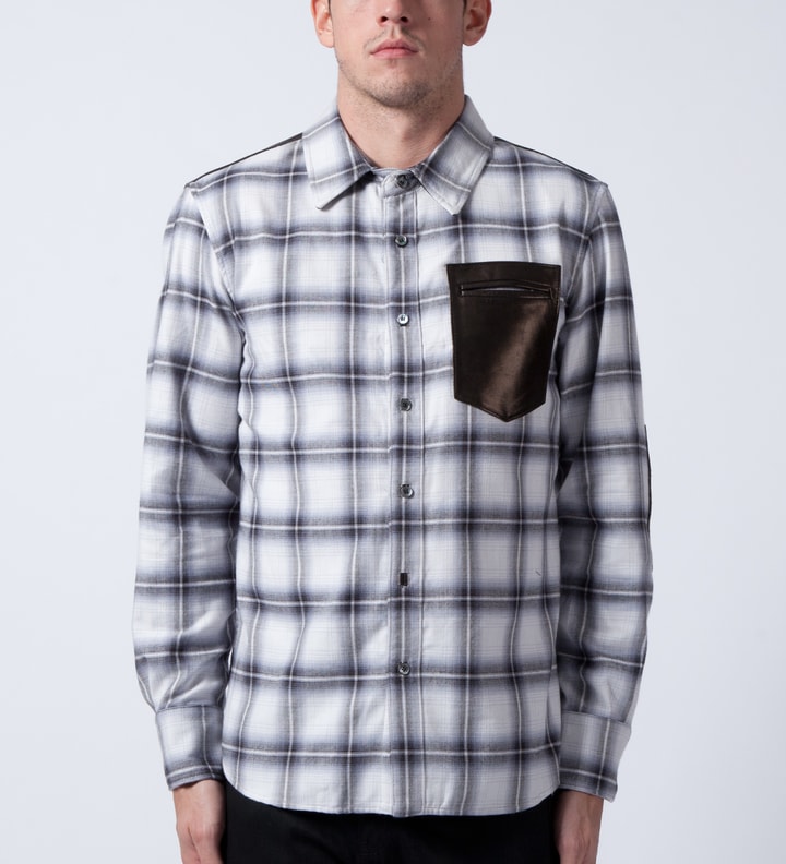 White Flannel Shirt  Placeholder Image