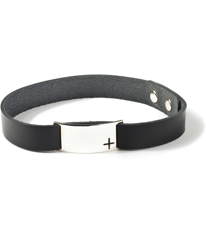 Black Cross Plate Wrist Band  Placeholder Image