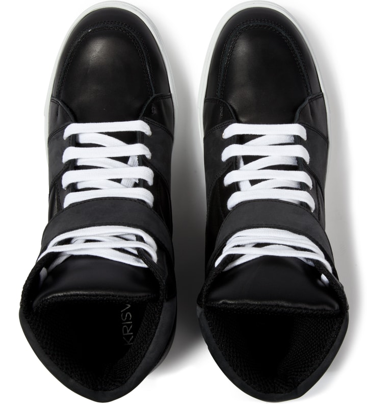 Black High Top Velcro Sneaker Placeholder Image