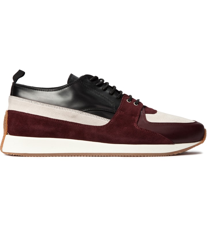 Red/White/Black Hybrid Derby Sneaker Placeholder Image