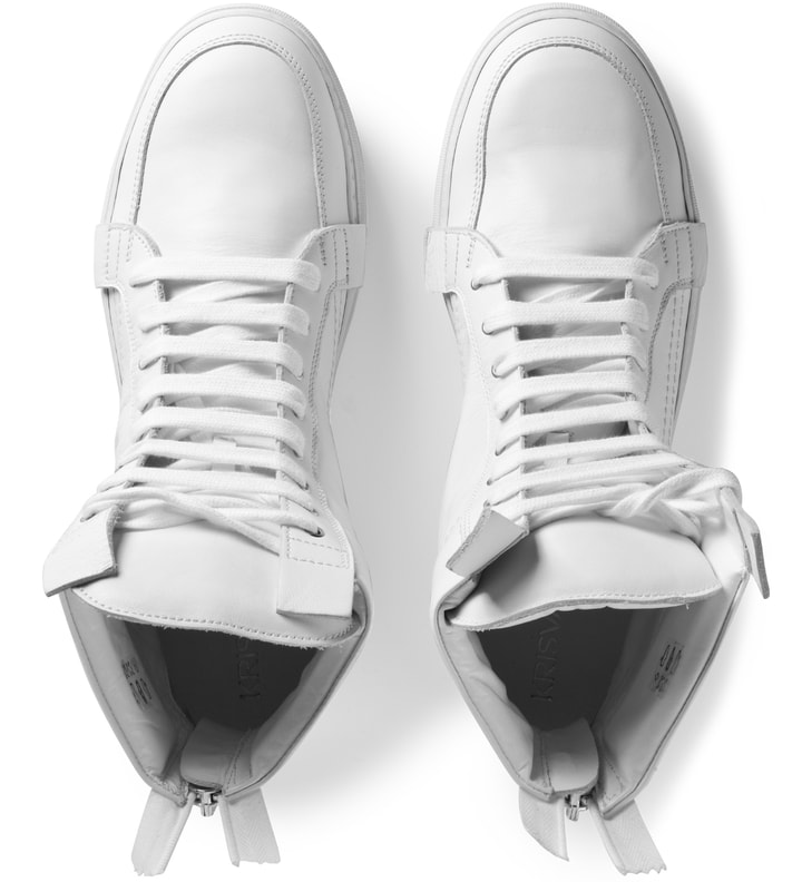 White Zip At The Back Sneaker Placeholder Image