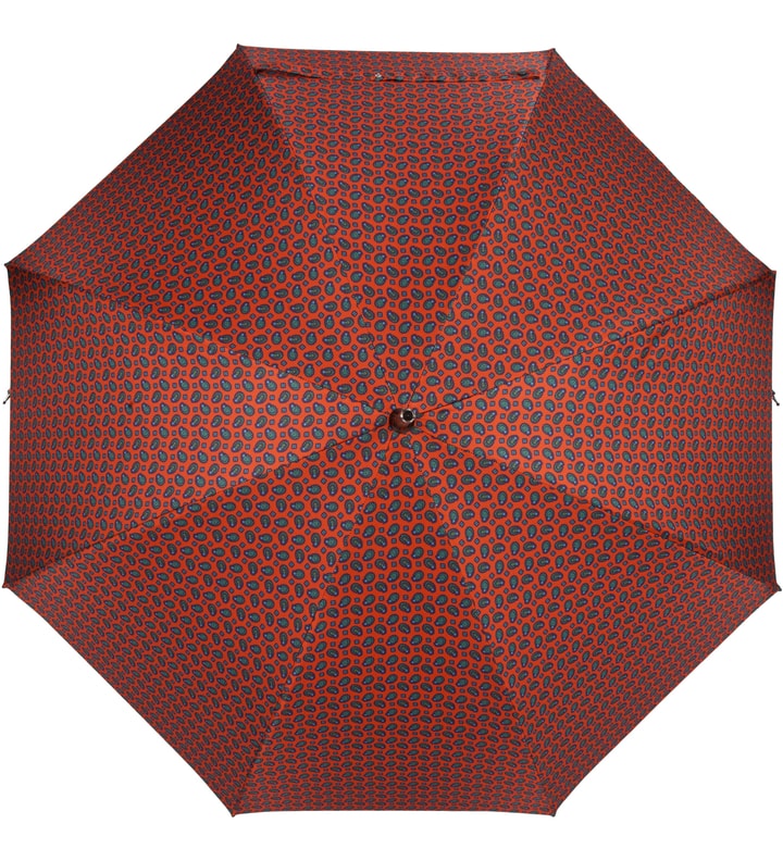 London Undercover x Agi & Sam Orange Paisley Premium Double Layer Umbrella Placeholder Image