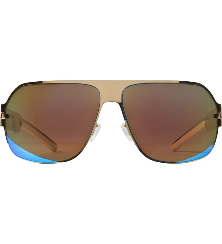 Mykita x Berhard Willhelm Gold Azure Flash Xaver Limited Sunglasses Placeholder Image